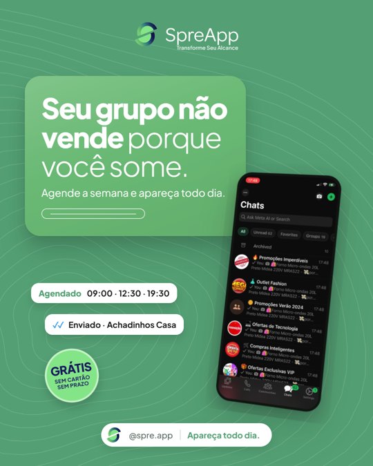 Criativo S5: Seu grupo não vende porque você some.